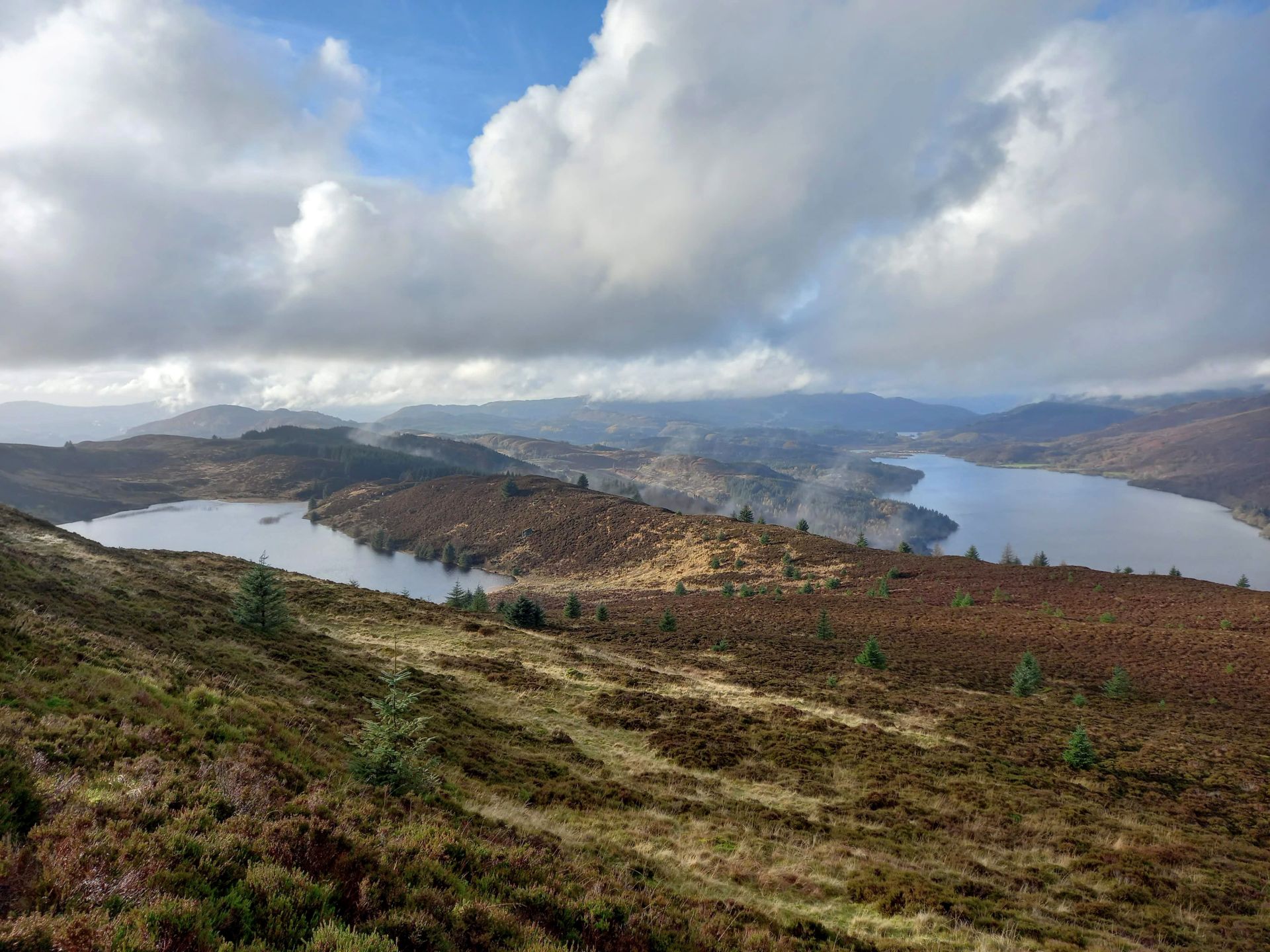 Gullipen ridge to Trossachs